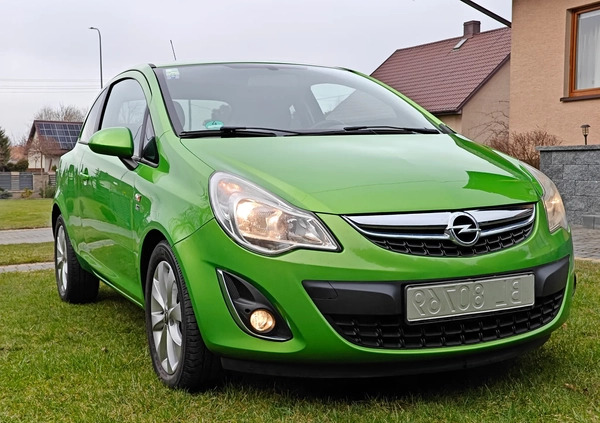 Opel Corsa cena 15800 przebieg: 178240, rok produkcji 2012 z Łomża małe 92